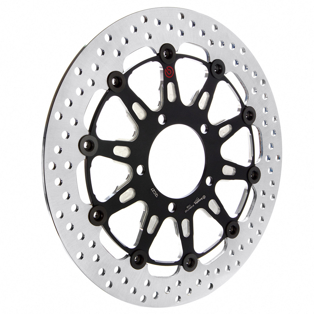 Brock's Performance Brembo Groove Front Brake Rotor for Harley-Davidson XL/XR (00-13), Dyna (00-05), Softail (00-14), and Touring (00-07)