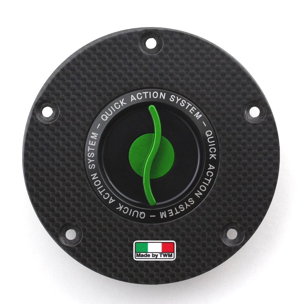 TWM Quick Action Carbon Gas Cap For Aprilia - Aprilia RSV4/RSV4 R