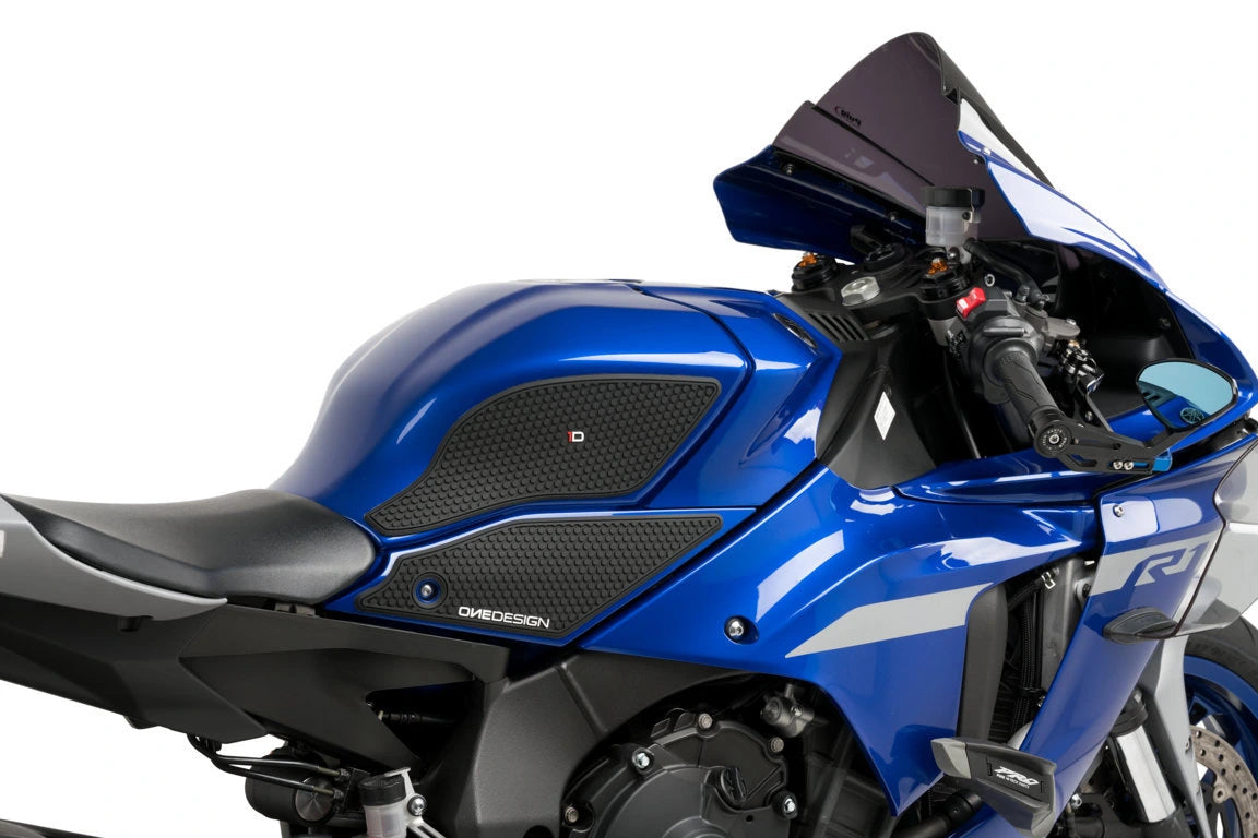 Puig Side Tank Protector - Yamaha YZF-R1/YZF-R3 Monster Energy Yamaha MotoGP Edition