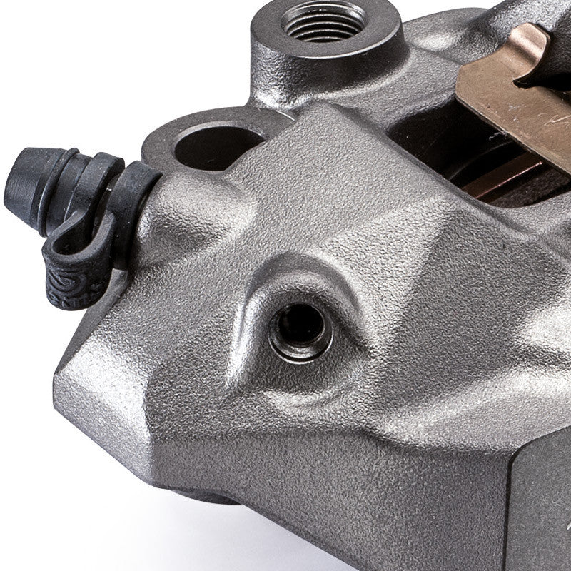 Brock's Performance Brembo M4 Front Caliper Set (108mm Radial) Titanium Grey