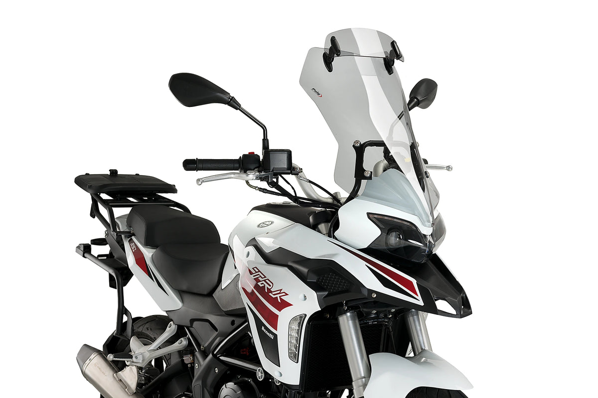 Puig Touring Windshield with Visor - Benelli TRK 251 2020-Present