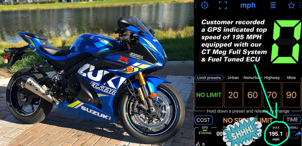 Brock's Performance CT Megaphone Full System w/ 17" Muffler GSX-R1000/R (17-25)