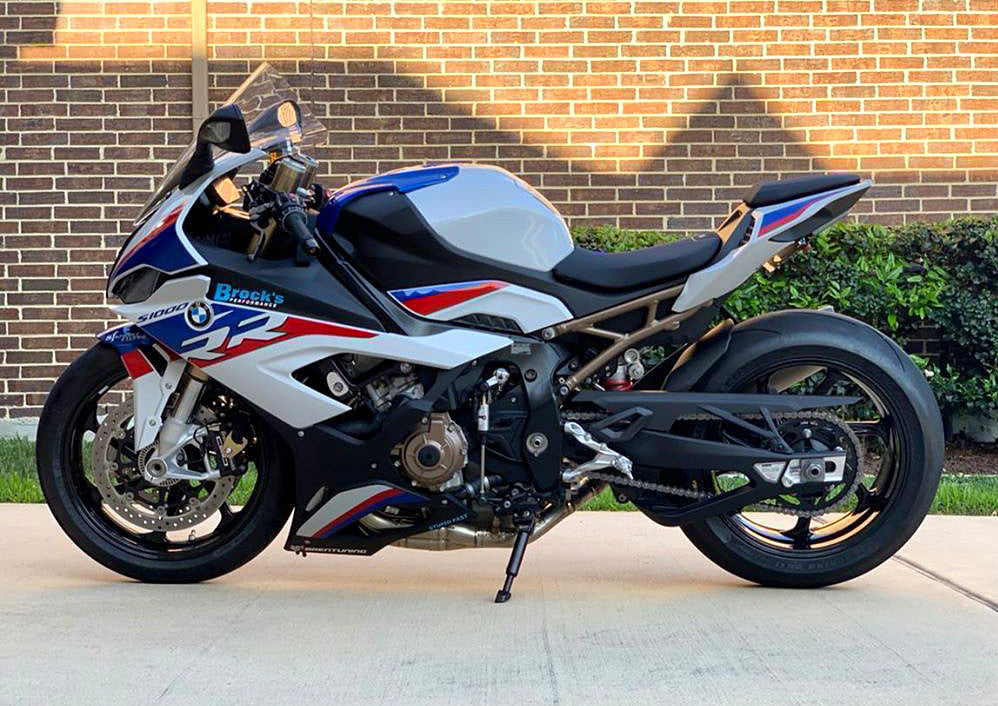 Brock's Performance Billet Adjustable BrockSTAND Black Road Style S1000RR (15-26), M1000RR (21-26)