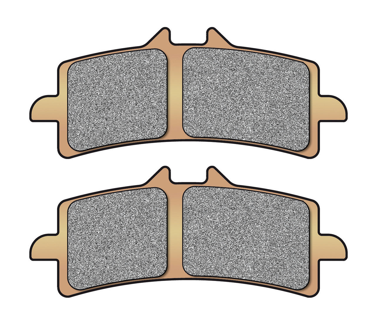Brock's Performance Brembo Replacement Brake Pad Set (Genuine Sintered)