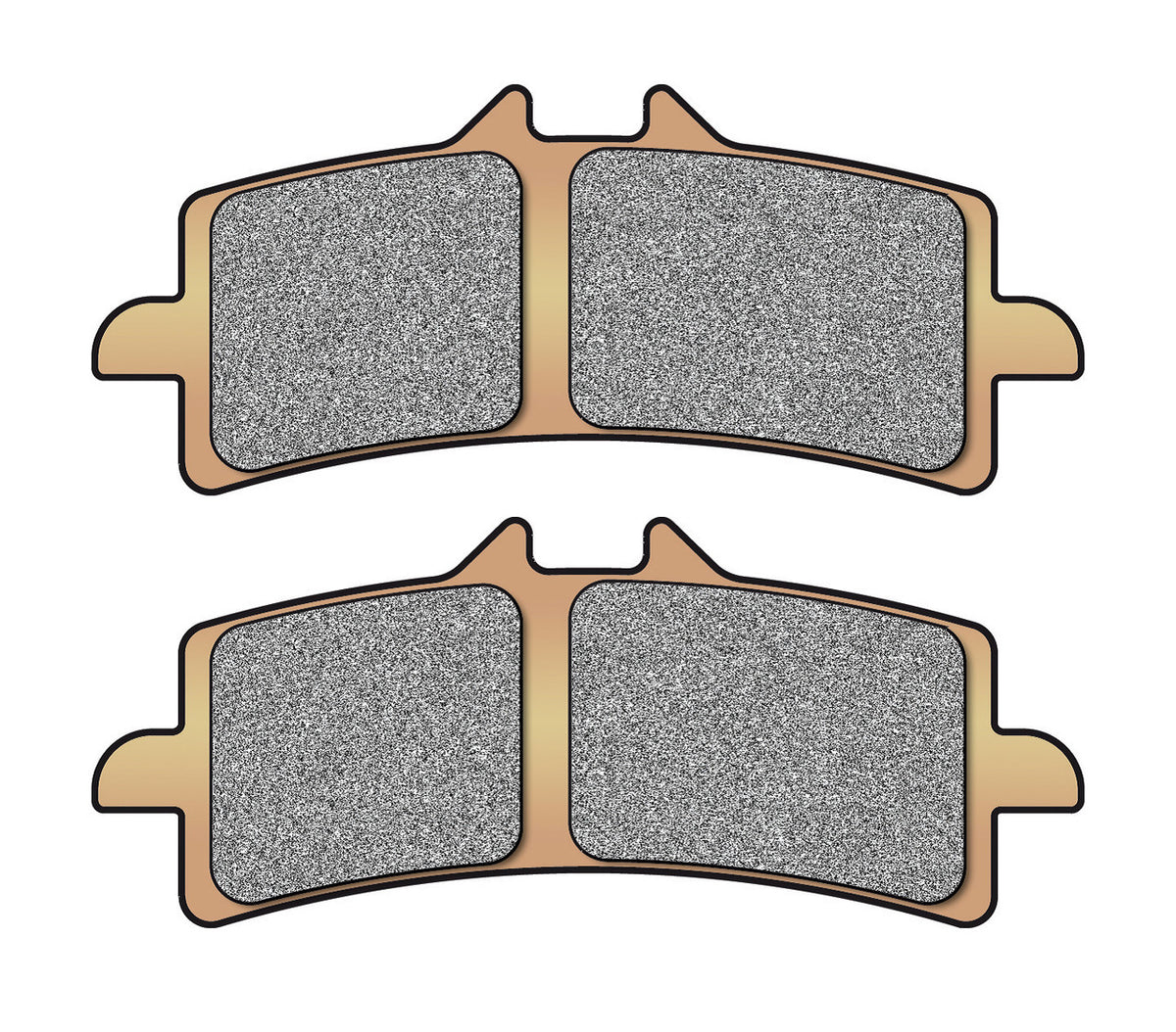 Brock's Performance Brembo Replacement Brake Pad Set (Street Use Sintered)