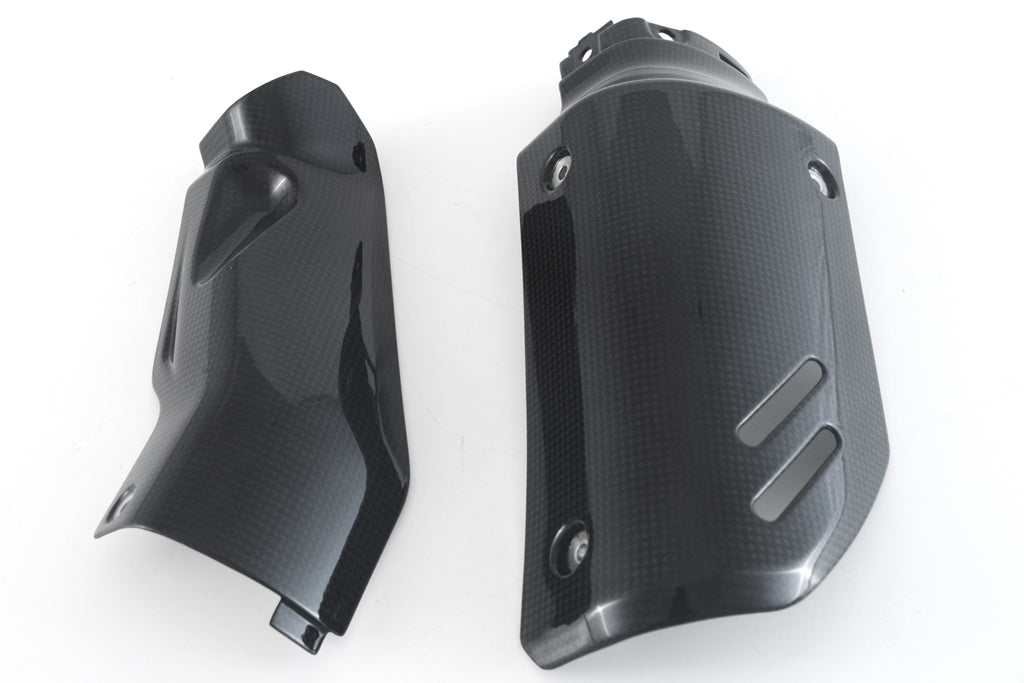 Fullsix Carbon Exhaust Heat Shield - Set - Ducati DesertX