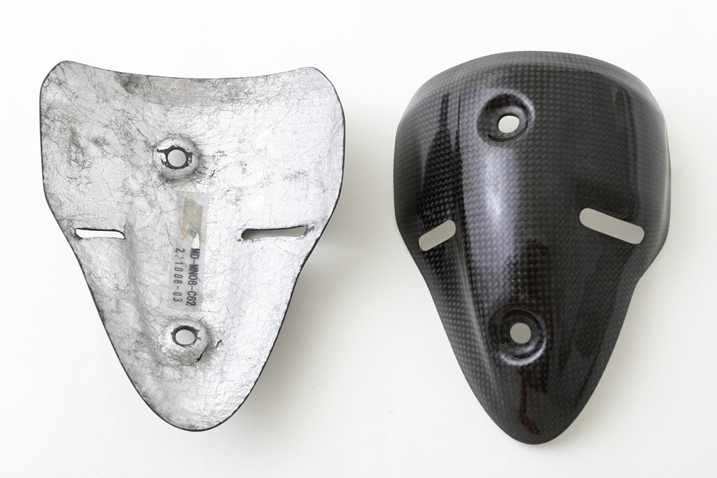 Fullsix Carbon Exhaust Protector - Silencer Pair - Ducati Hypermotard/Monster 696