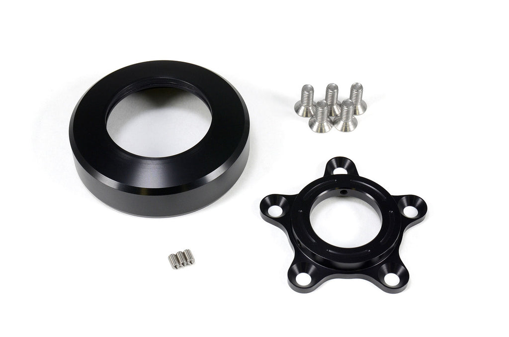 Brock's Performance BST Hub Cover Kit (Black) for Harley-Davidson Wheels