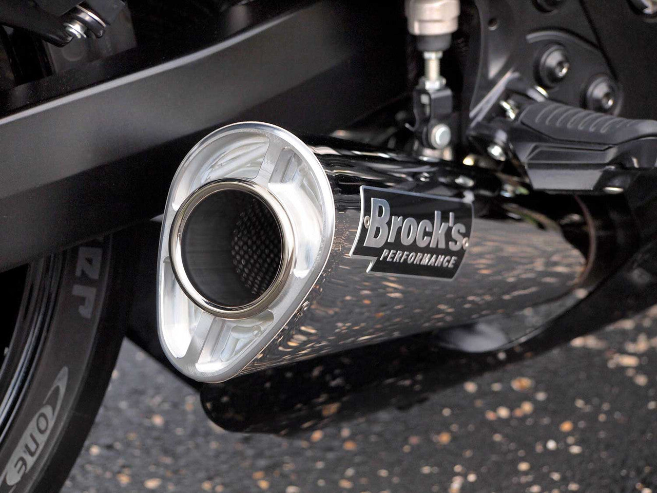 Brock's Performance Alien Head 2 Full System 14" Muffler Suzuki Hayabusa (99-26)