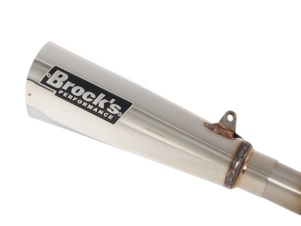 Brock's Performance Alien Head 2 Full System 14" Muffler Suzuki Hayabusa (99-26)