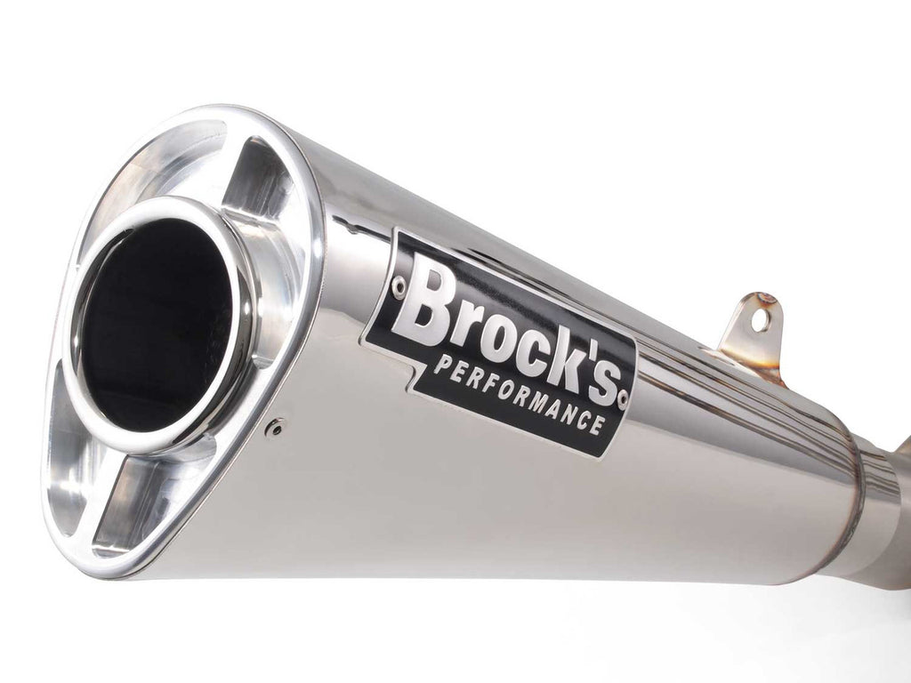 Brock's Performance Alien Head 2 Full System 14" Muffler Suzuki Hayabusa (99-26)