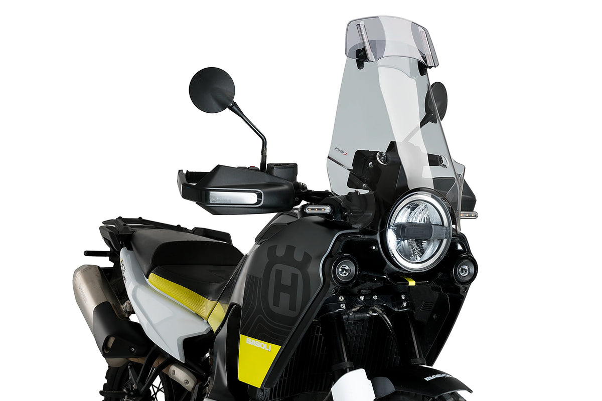Puig Touring Windshield with Visor - Husqvarna Norden 901