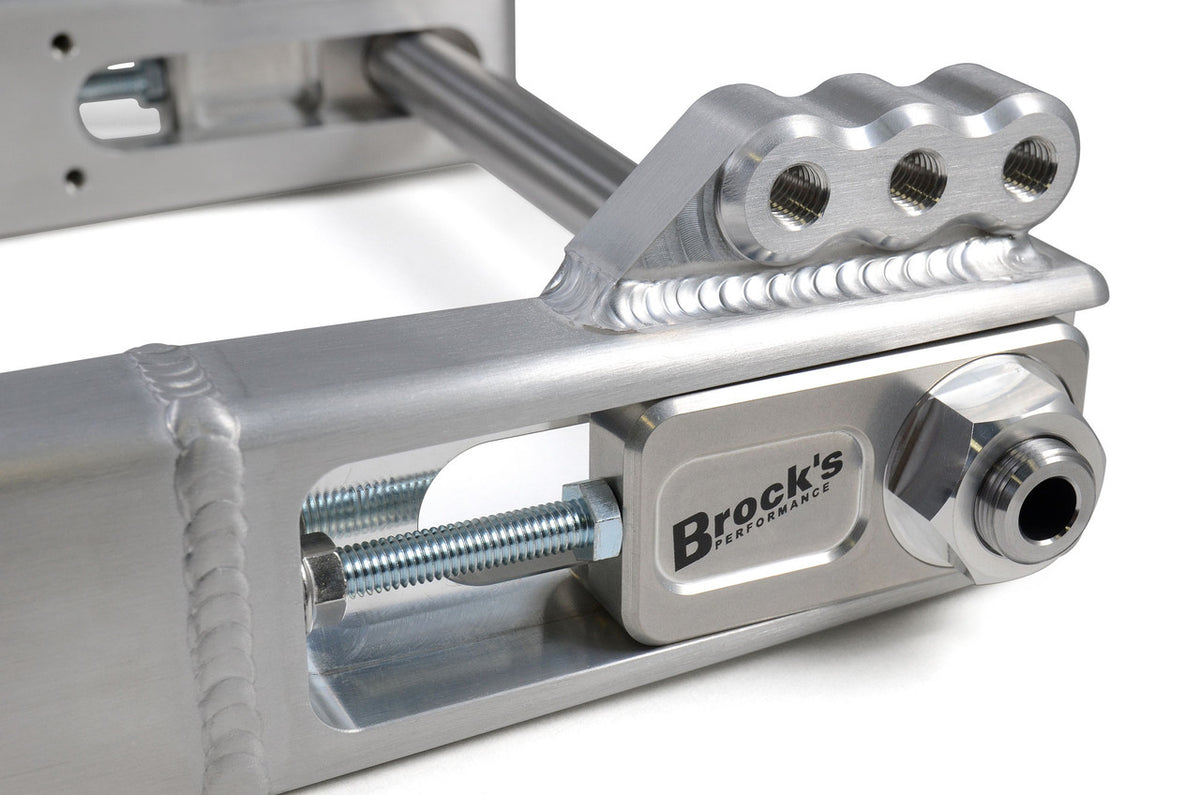 Brock's Performance Performance Bagger Swingarm (Burnished) for Harley-Davidson Touring Models (09-26)