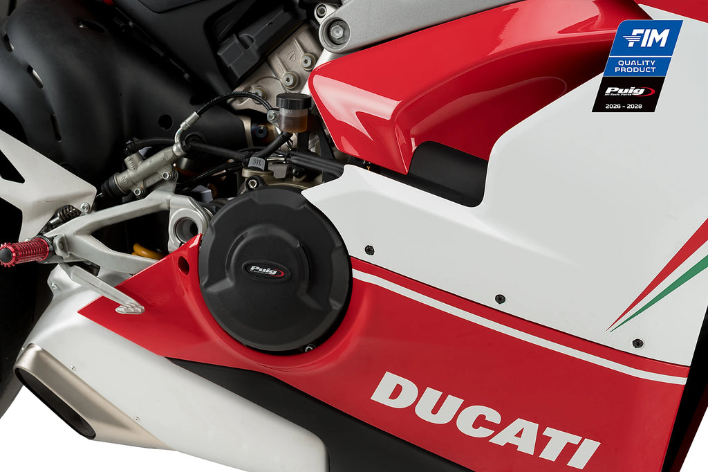 Puig Track Engine Covers - Ducati Panigale V4R With Winglets