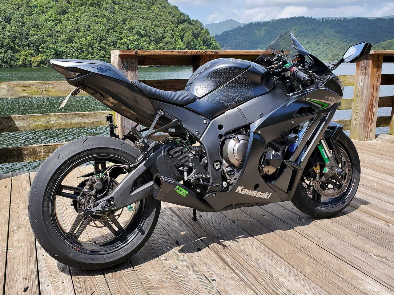 Brock's Performance Penta-Carbon Full System 15" Muffler (Black) ZX-10R (16-20)