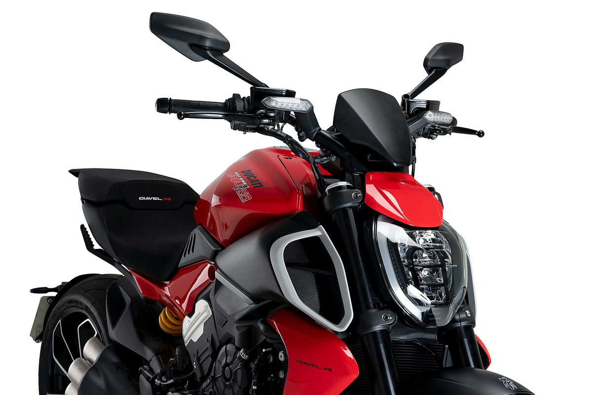Puig New Generation Sport Plus Windscreen - Ducati Diavel