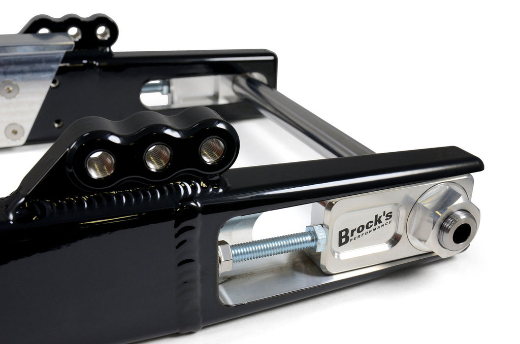 Brock's Performance Performance Dyna Swingarm (Black) for Harley-Davidson Dyna (00-17)