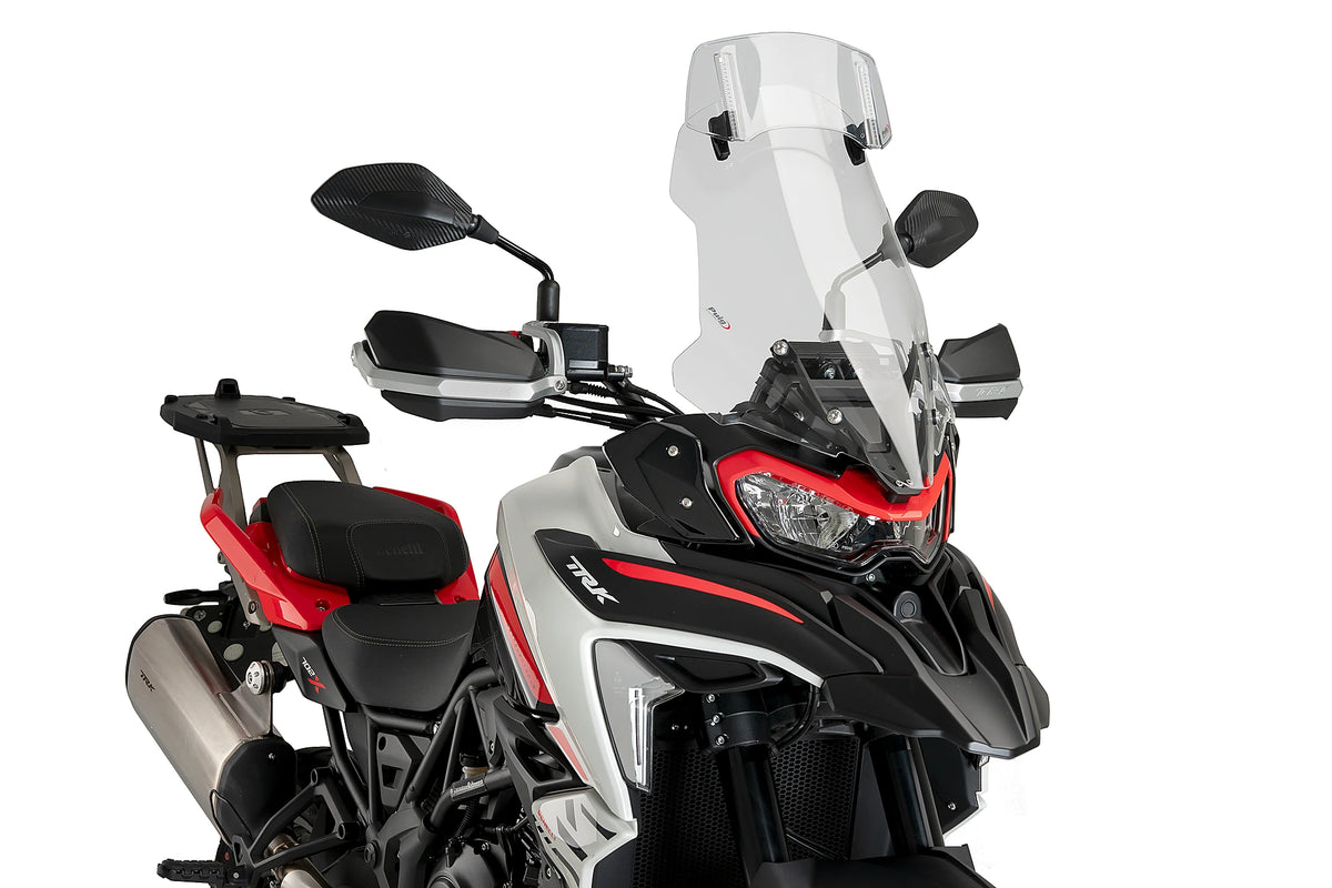 Puig Touring Windshield with Visor - Benelli TRK 702 2023-Present