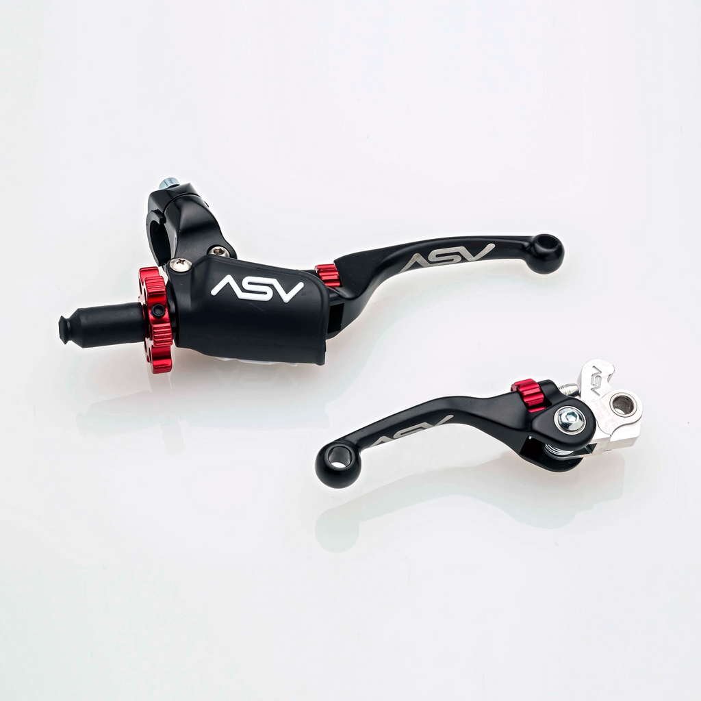 ASV F4 PRO Clutch and Brake Lever Pair Pack w/ Perch # BCF40806PX