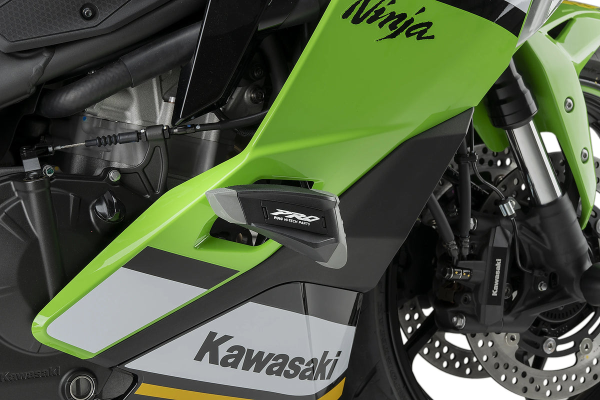 Puig Pro 2.0 Frame Sliders - Kawasaki ZX-4R Ninja/ZX-4RR Ninja 2024-Present