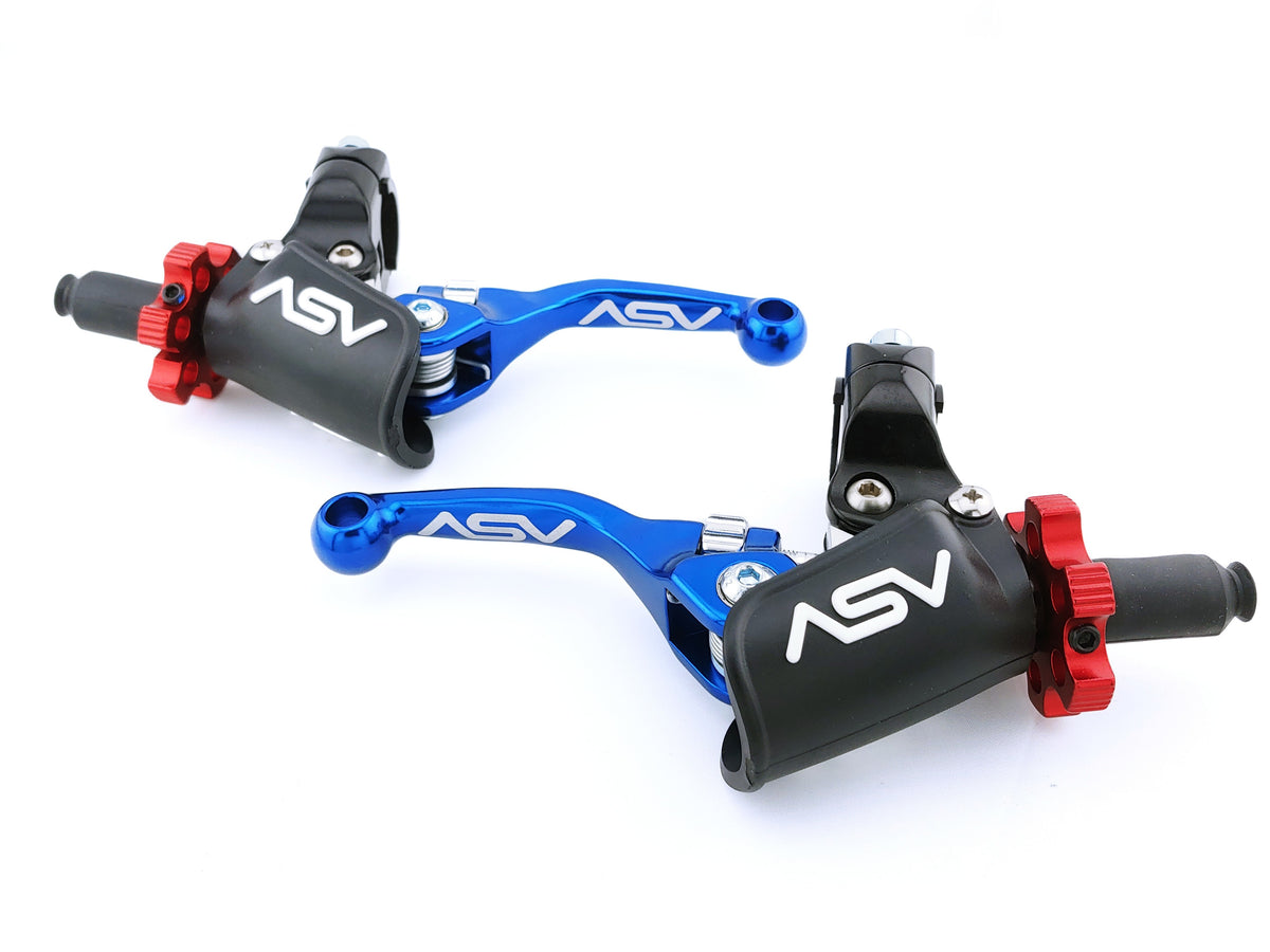 ASV F4 PRO Cable Clutch and Brake Lever Pair Pack w/ Perch (For Yamaha) # BCF40506YPX