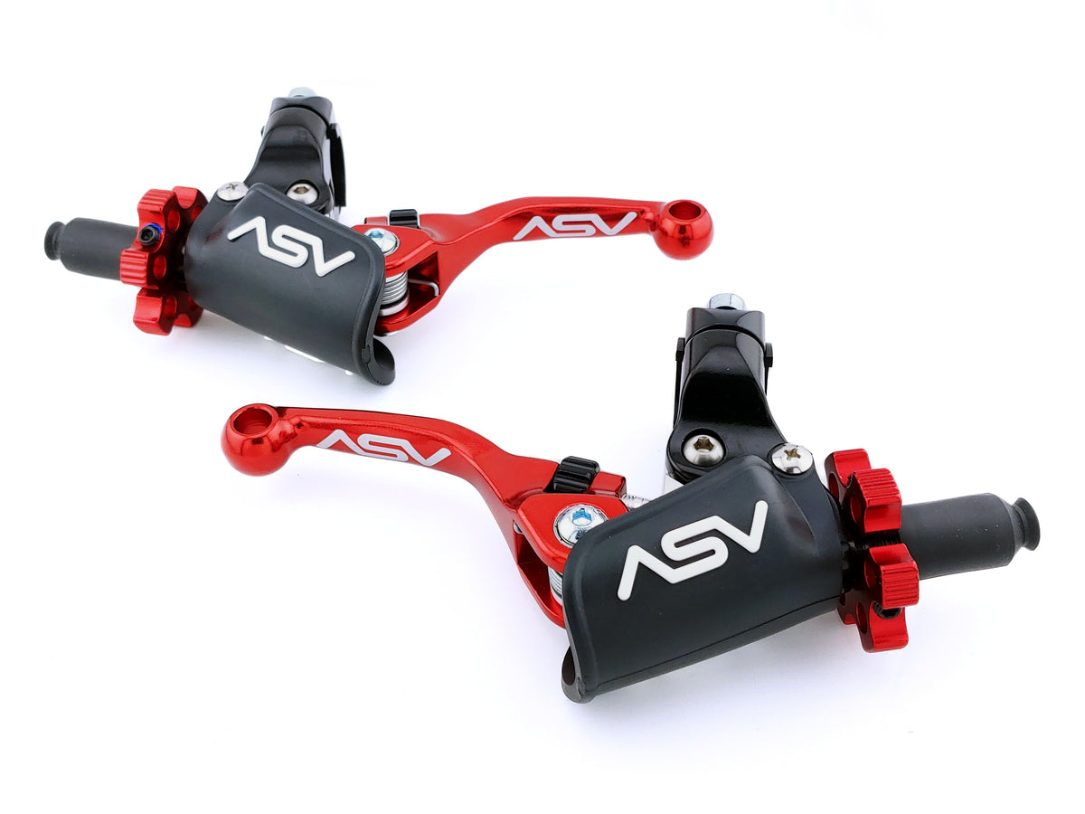 ASV F4 PRO Cable Clutch and Brake Lever Pair Pack w/ Perch (For Yamaha) # BCF40506YPX