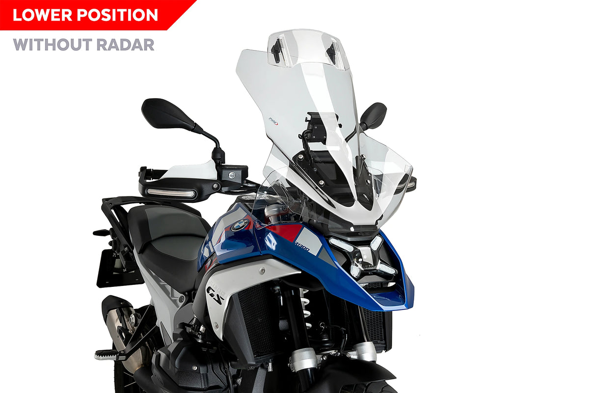 Puig Touring Plus Windshield with Visor - BMW R1300GS 2023-Present