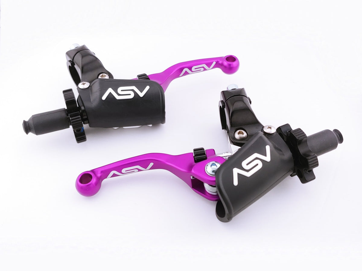 ASV F4 PRO Cable Clutch and Brake Lever Pair Pack w/ Perch (For Yamaha) # BCF40506YPX