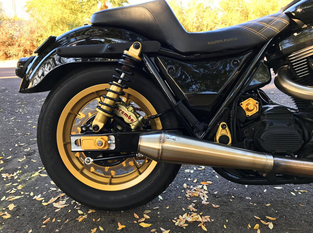 Brock's Performance Performance FXR Swingarm (Black) for Harley-Davidson FXR (82-00)