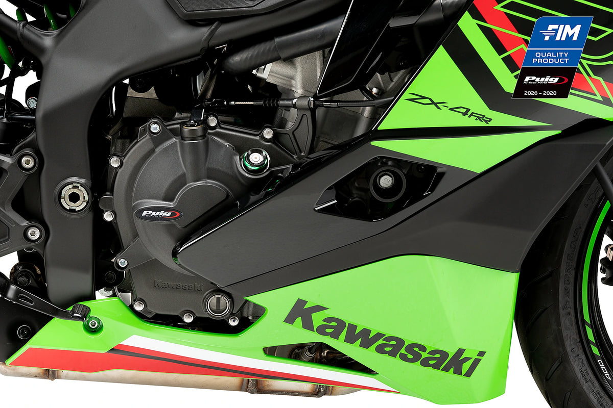 Puig Track Engine Covers - Kawasaki ZX-4R Ninja/ZX-4RR Ninja