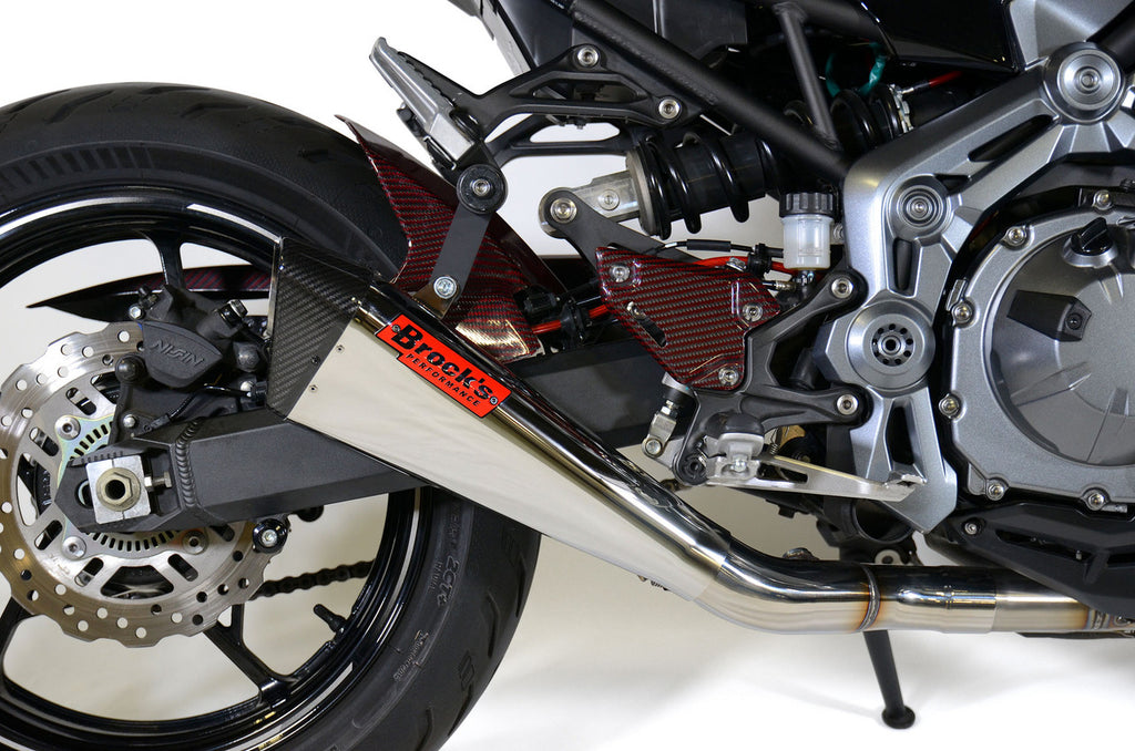 Brock's Performance Penta-Carbon Full System 15" Muffler (Polished) Z900 (17-24)