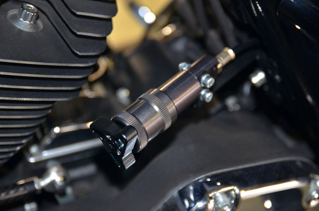 Brock's Performance 12.85in Bitubo WME22V3 Rear Shock Set Black w/ Remote Adjustable Preload H-D Touring (14-20)