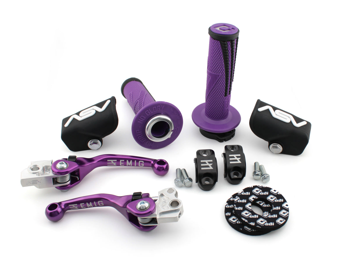 ASV EMIG F4 PRO PACK+ Hydraulic Clutch and Brake Lever Pair Pack for KTM Motocross