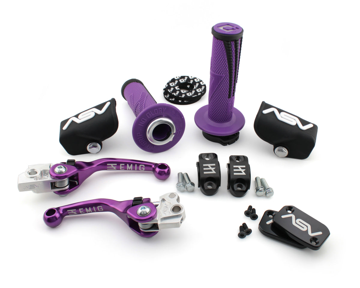 ASV EMIG F4 PRO PACK+ Hydraulic Clutch and Brake Lever Pair Pack for Beta Motocross #EMF40103
