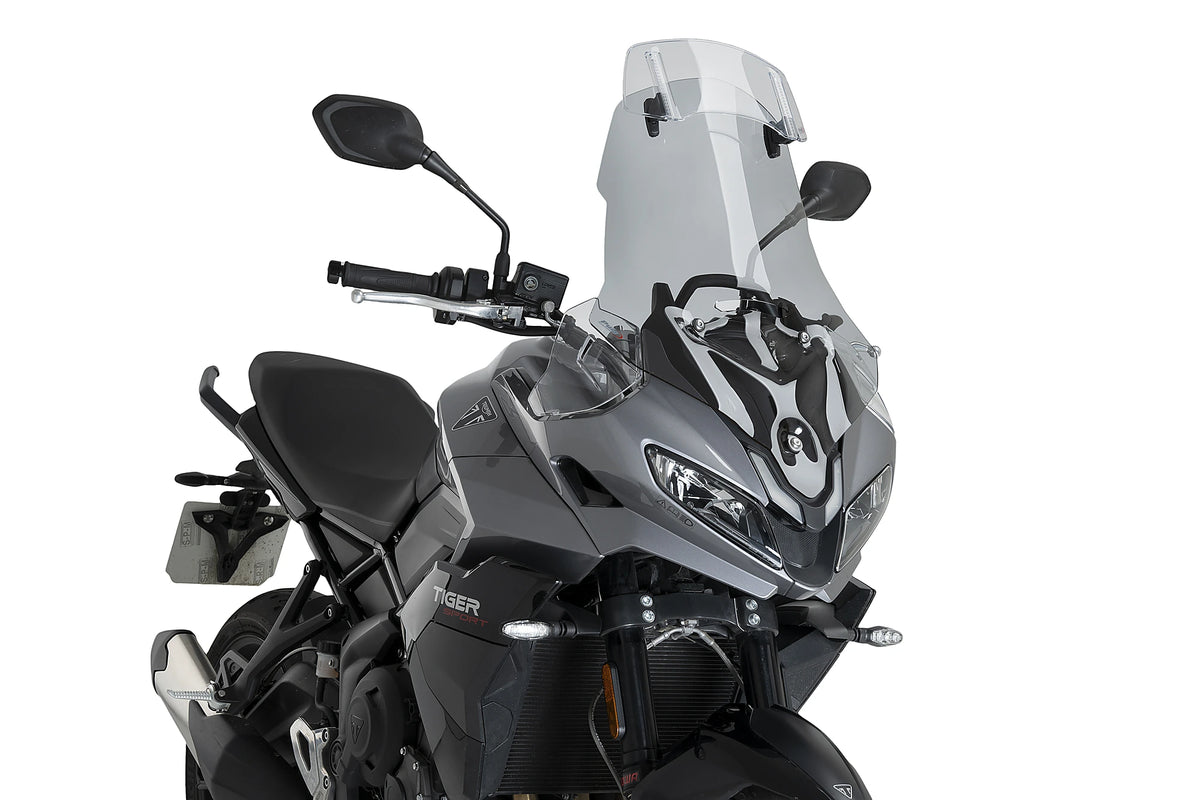Puig Touring Windshield with Visor - Triumph Tiger 2025-Present