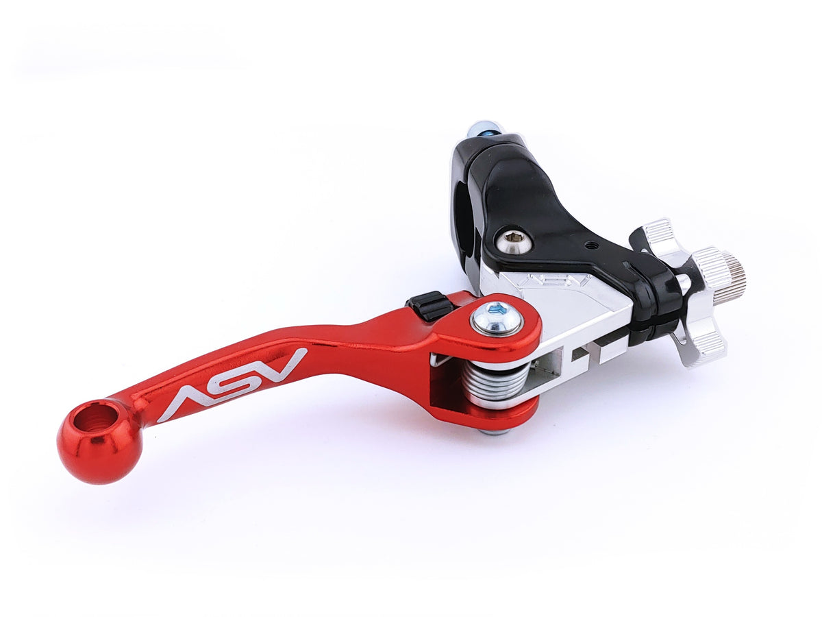 ASV F4 Series Off-Road Brake Lever with perch for cable operated front drum brakes # BDF405SX