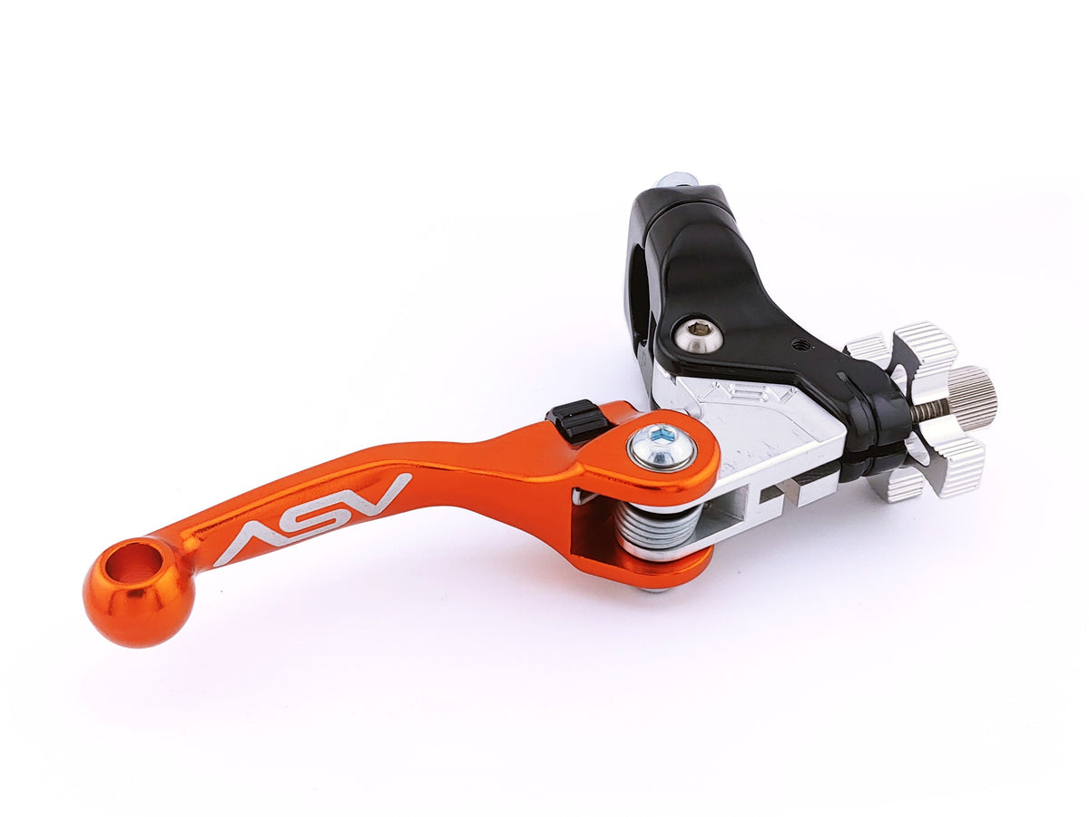 ASV F4 Series Off-Road Brake Lever with perch for cable operated front drum brakes # BDF405SX