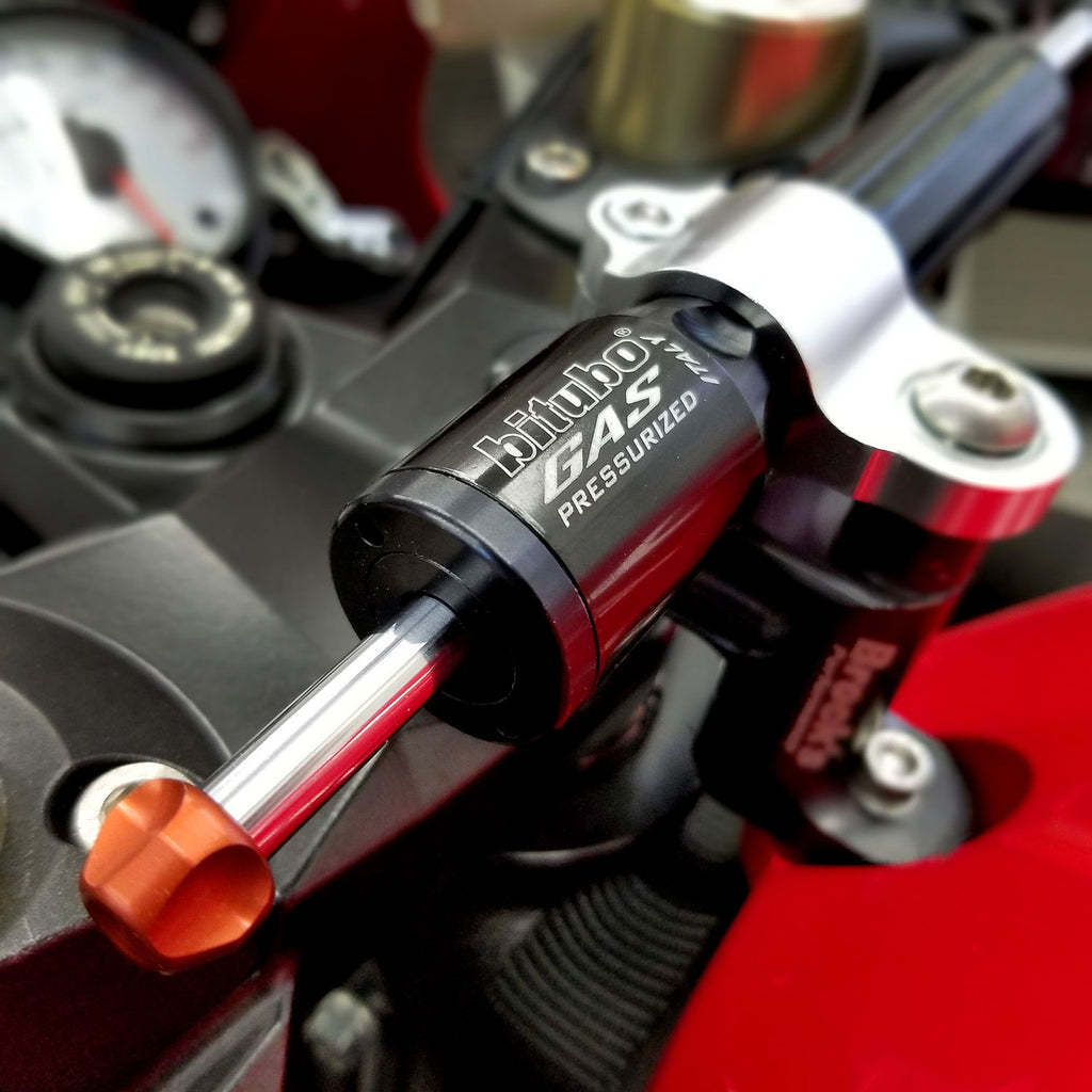 Brock's Performance Bitubo Adjustable Steering Damper Kit (Black) ZX-14/R (06-25)