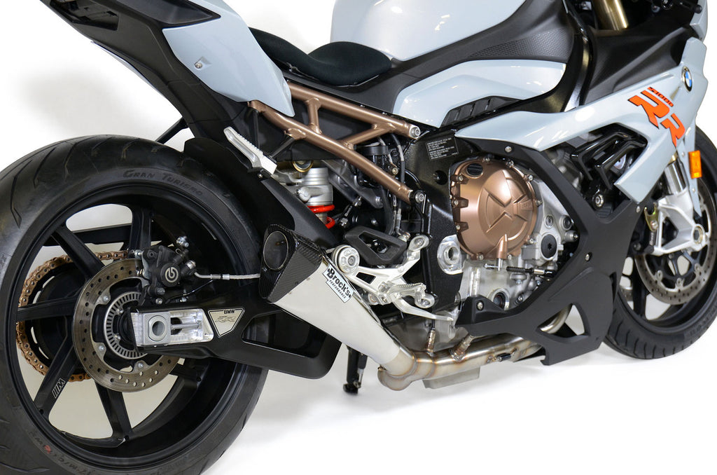 Brock's Performance Penta-Carbon Full System 15" Muffler (Polished) S1000RR (20-26)