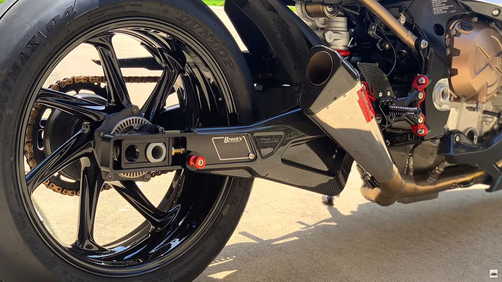 Brock's Performance Penta-Carbon Full System 15" Muffler (Polished) S1000RR (20-26)