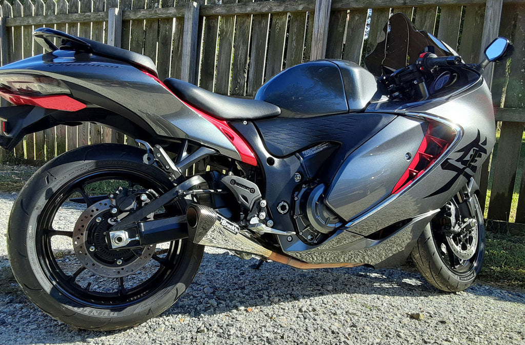 Brock's Performance Penta-Carbon Full System 15" Muffler Suzuki Hayabusa (22-26) Polished