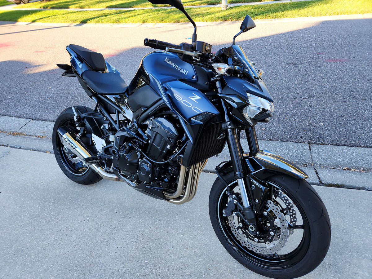 Brock's Performance Penta-Carbon Full System 15" Muffler (Polished) Z900 (17-24)