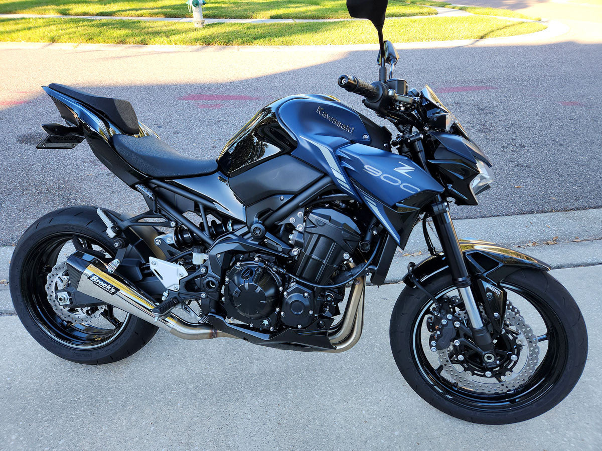 Brock's Performance Penta-Carbon Full System 15" Muffler (Polished) Z900 (17-24)