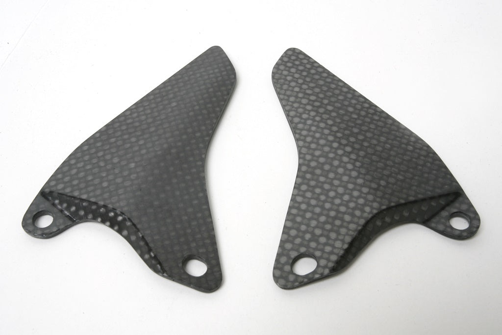 Fullsix Carbon Heel Guards Pair (no Holes) - Ducati 848/1098