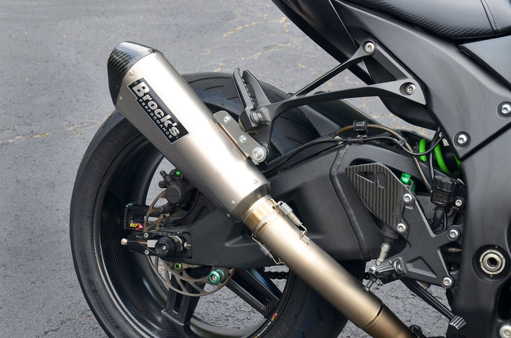 Brock's Performance CT Single Full System w/ 16" Muffler ZX-10R/ RR (16-26)