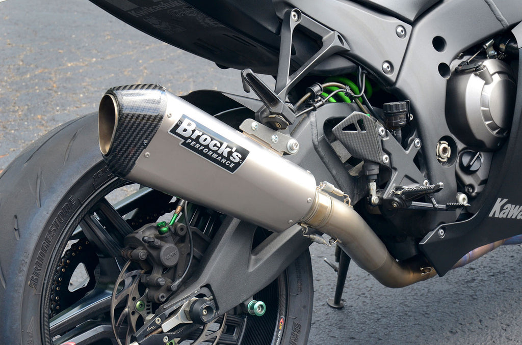 Brock's Performance CT Single Full System w/ 16" Muffler ZX-10R/ RR (16-26)