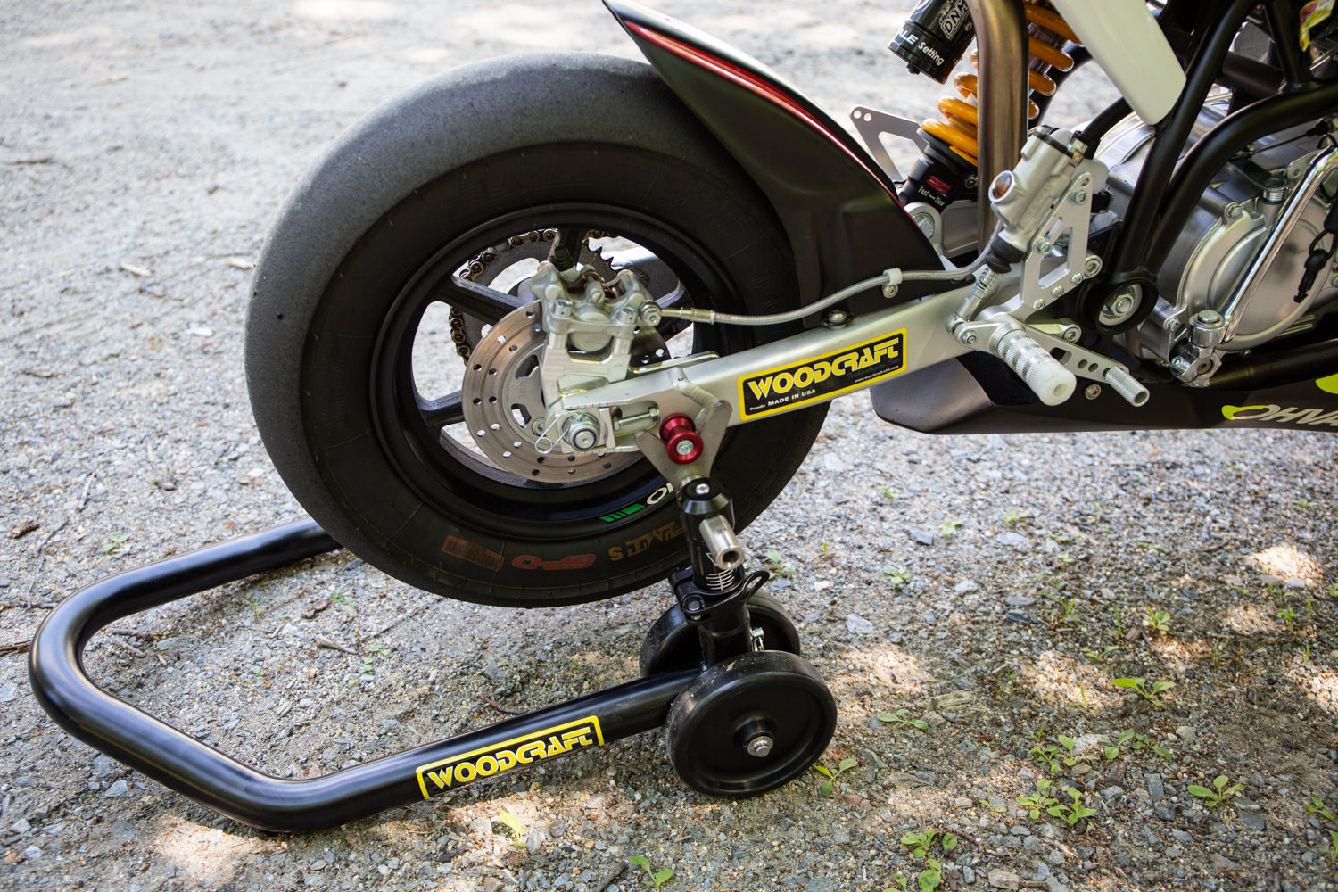 Woodcraft Ohvale Rear Adjustable Spool Stand — 12" Tire