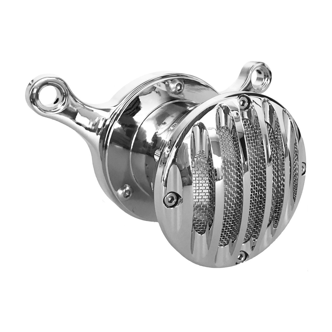 Brock's Performance Velocity Stack Grill Design Chrome Big Twin (See Fitment)