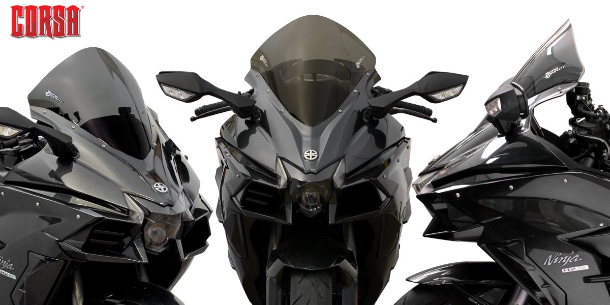 Zero Gravity Windscreen - KAWASAKI Ninja H2 SX SE 2018-22 Non-AHB "Auto High Beam"