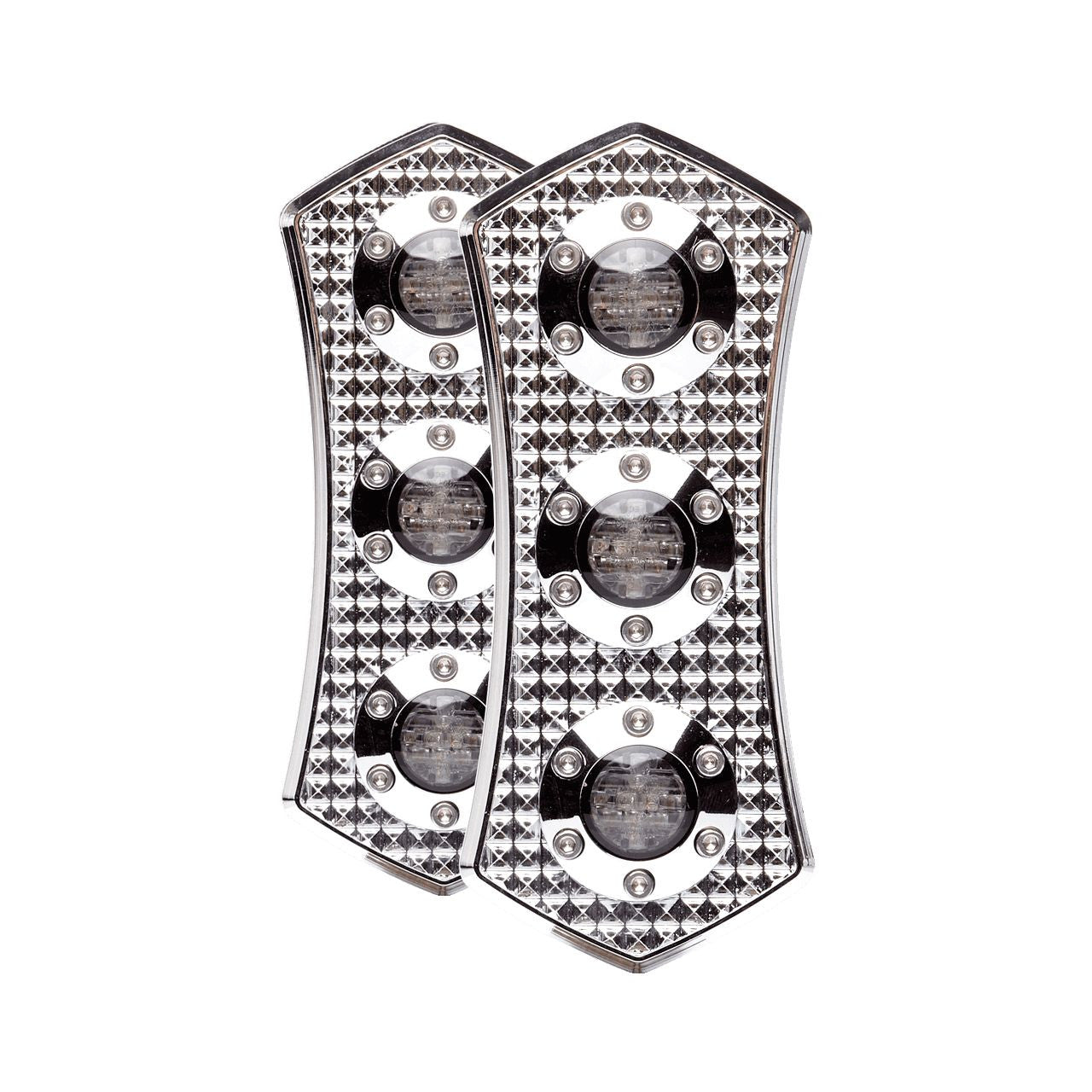 Brock's Performance Diamond Taillights Chrome